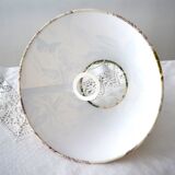Lampshade, botanical vintage Jouy canvas, flowers