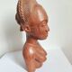 Buste féminin africain en bois – XXᵉ siècle