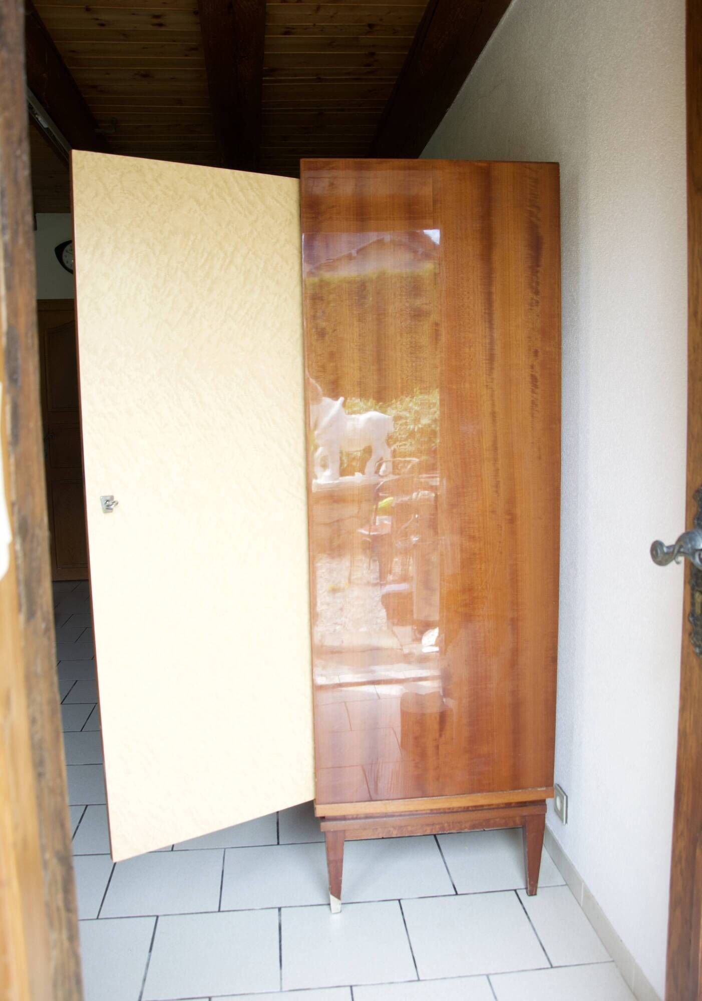 Lasted wooden wardrobe from the 70s