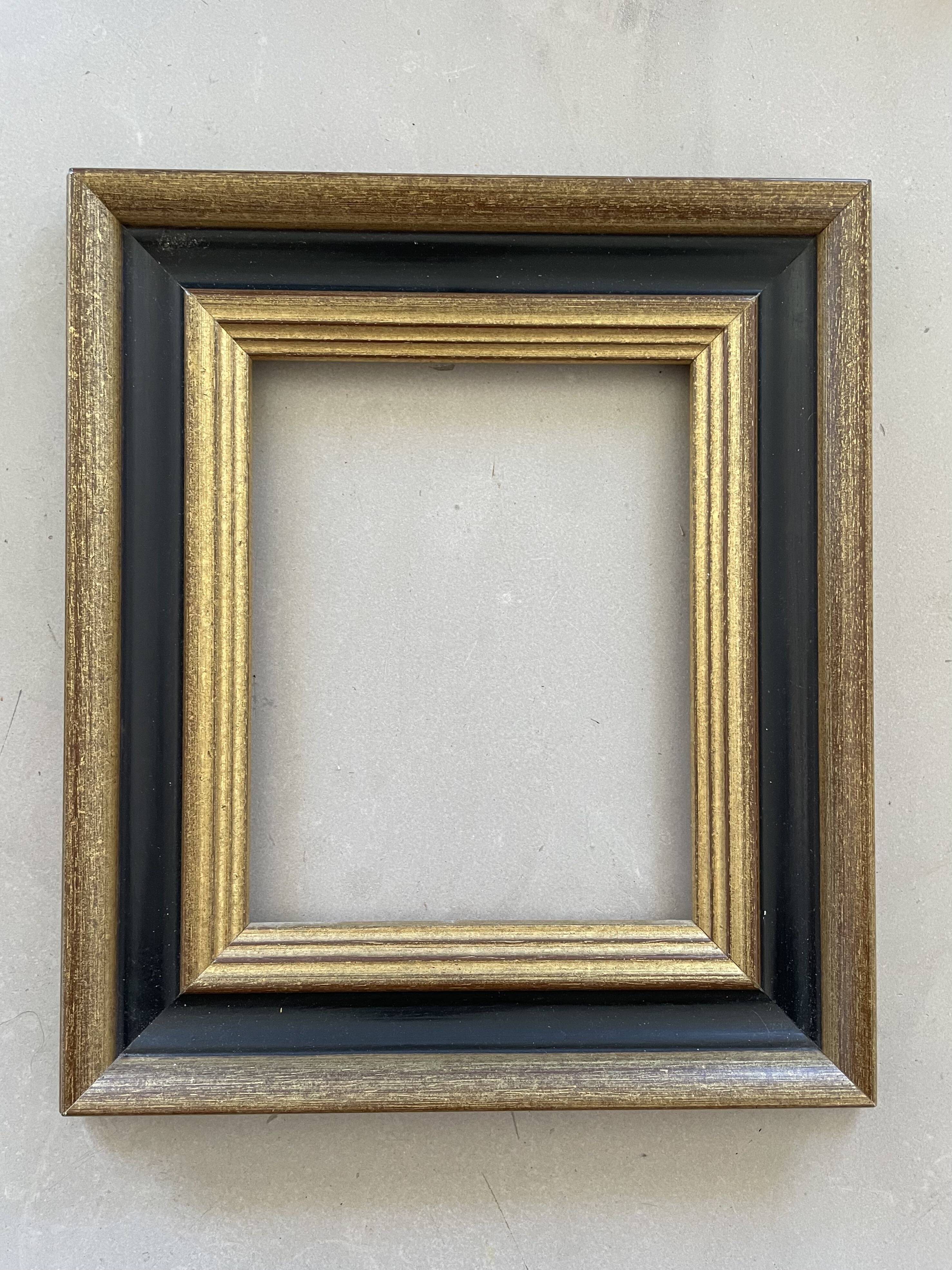 Old gold and black frame