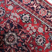 Handmade vintage Persian Hamadan rug 132cm x 196cm, 1950s