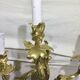 Pair of sconces Bronze 3 lights Louis XV