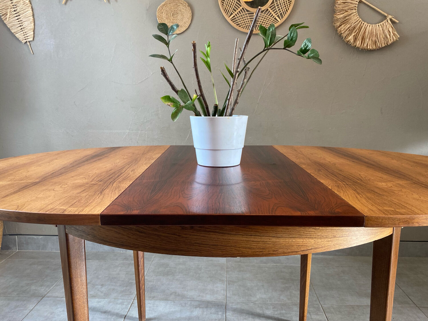 Vintage rosewood round table