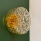 Vintage moulded glass wall or ceiling light globe