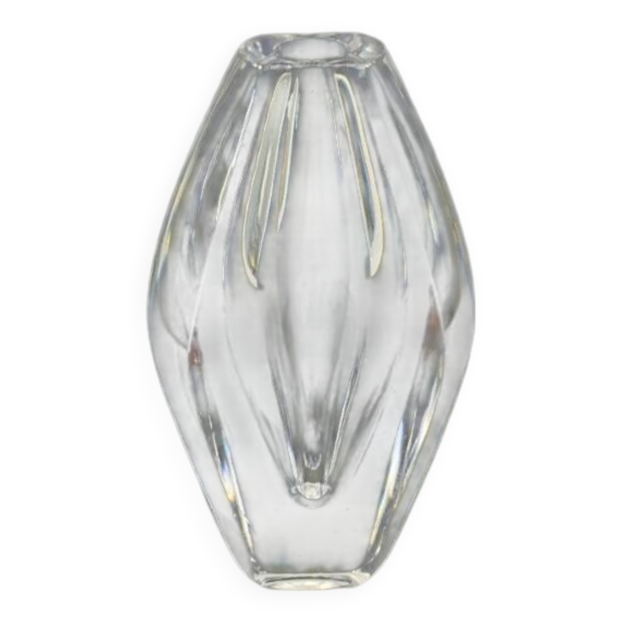 Signed Mid-Century Scandinavian Glass Vase by M. Morales-Schildt for Kosta