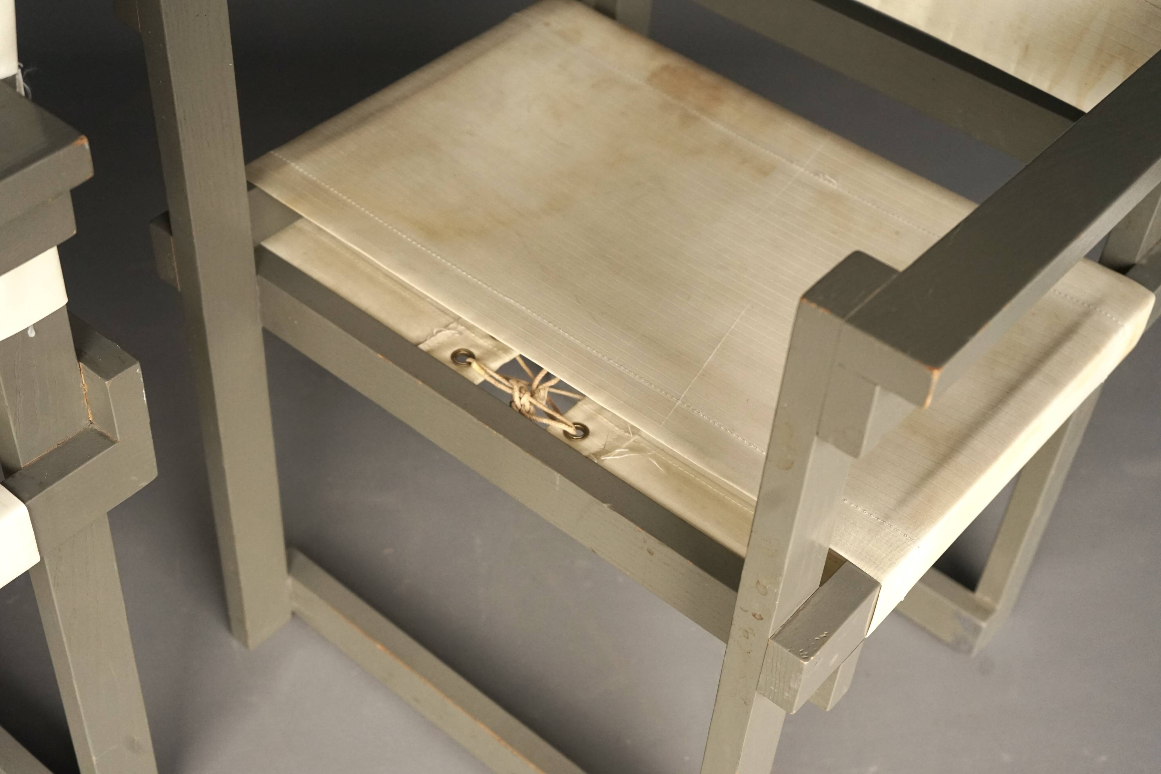 Dutch Modernist Side Chairs, Set of 2