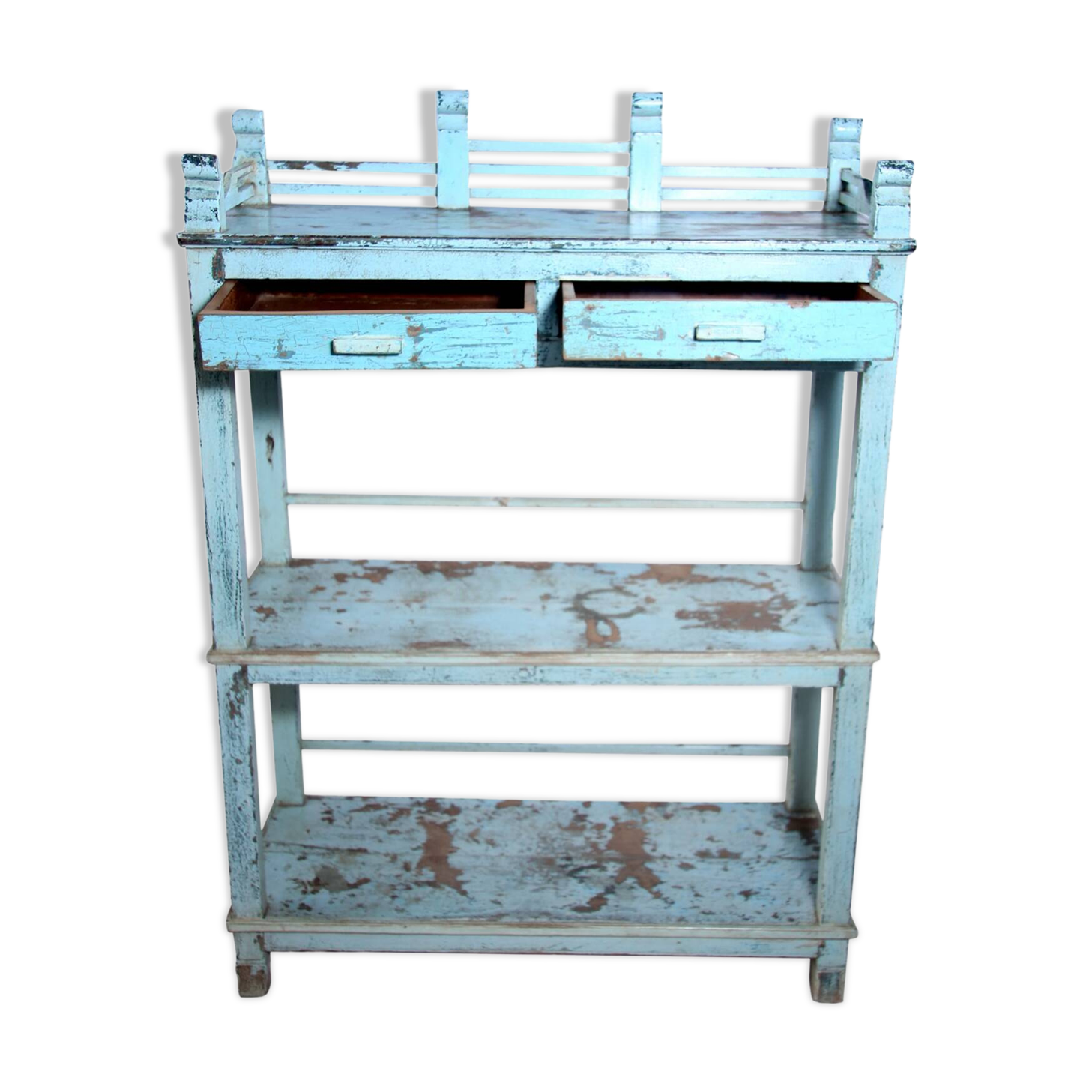 Antique shelf in Burmese teak