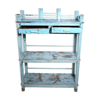 Antique Burmese teak shelf