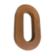 Old letter to sign iron o - 15 cm