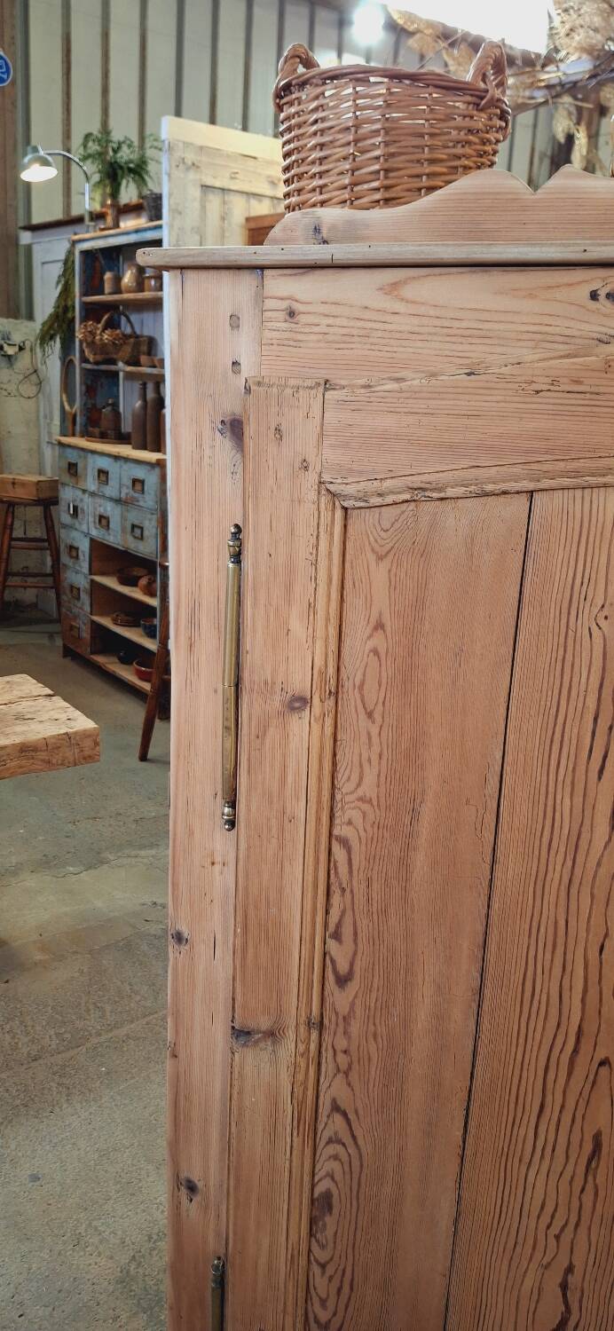 Antique fir wardrobe