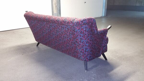 Canapé danois sofa années 40  50  restauré