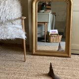 Golden Louis Philippe mirror - 95x63cm