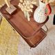 Vintage 1950s dessert bar - Gold metal and wood formica trays