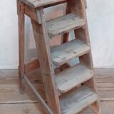 Old stepladder h89cm decorative artisan workshop