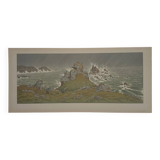 Lithograph by Henri Rivière The Magic of the Hours - The Storm