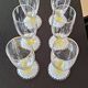 Daisy glass glasses