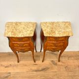 Pair of Louis XV style bedside table
