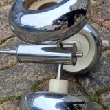 UFO pendant light, vintage, 3 globes, space age, 70s