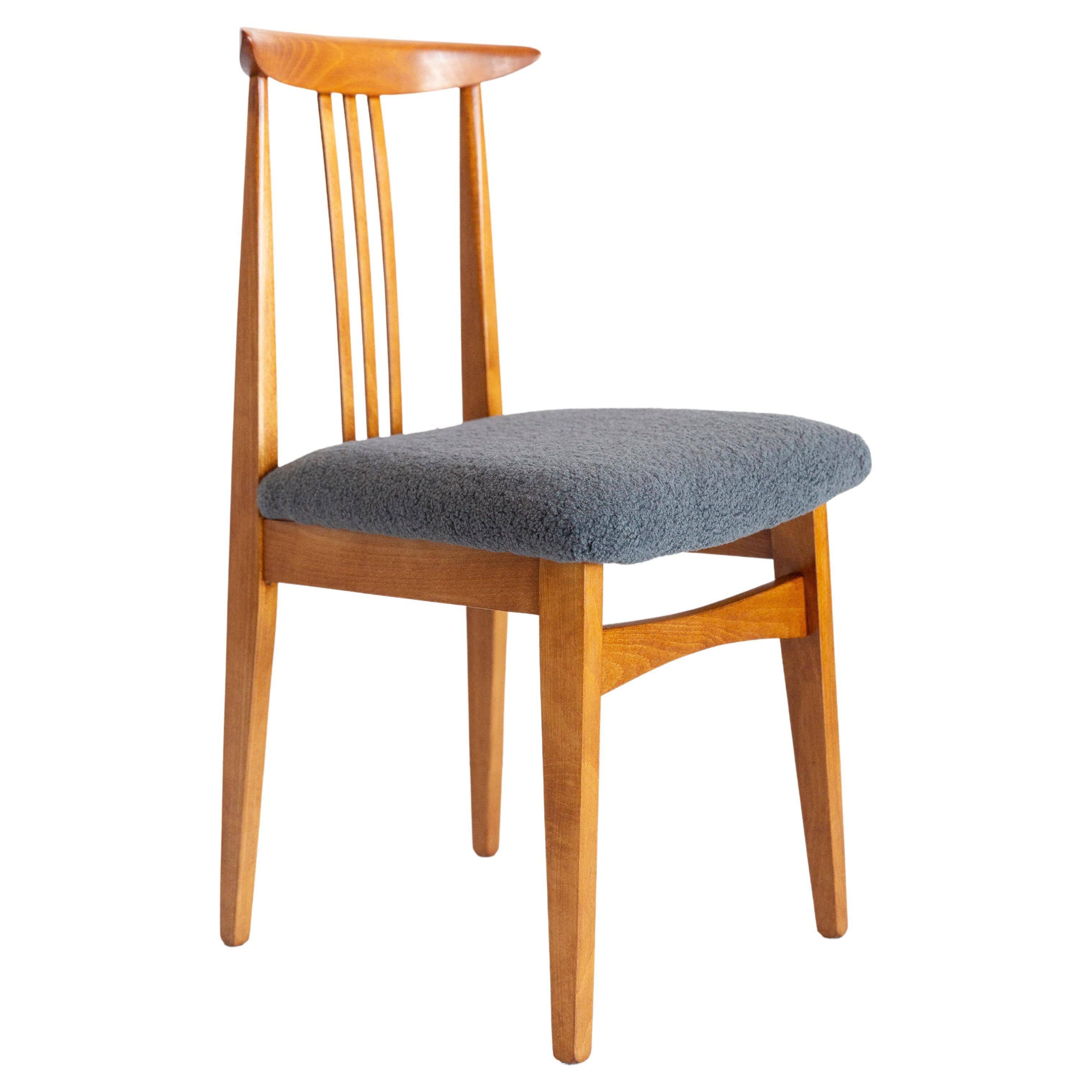 Mid-Century Modern Armchair in Grey Boucle, designed by Mr. Zielinski, Europe, 1960s