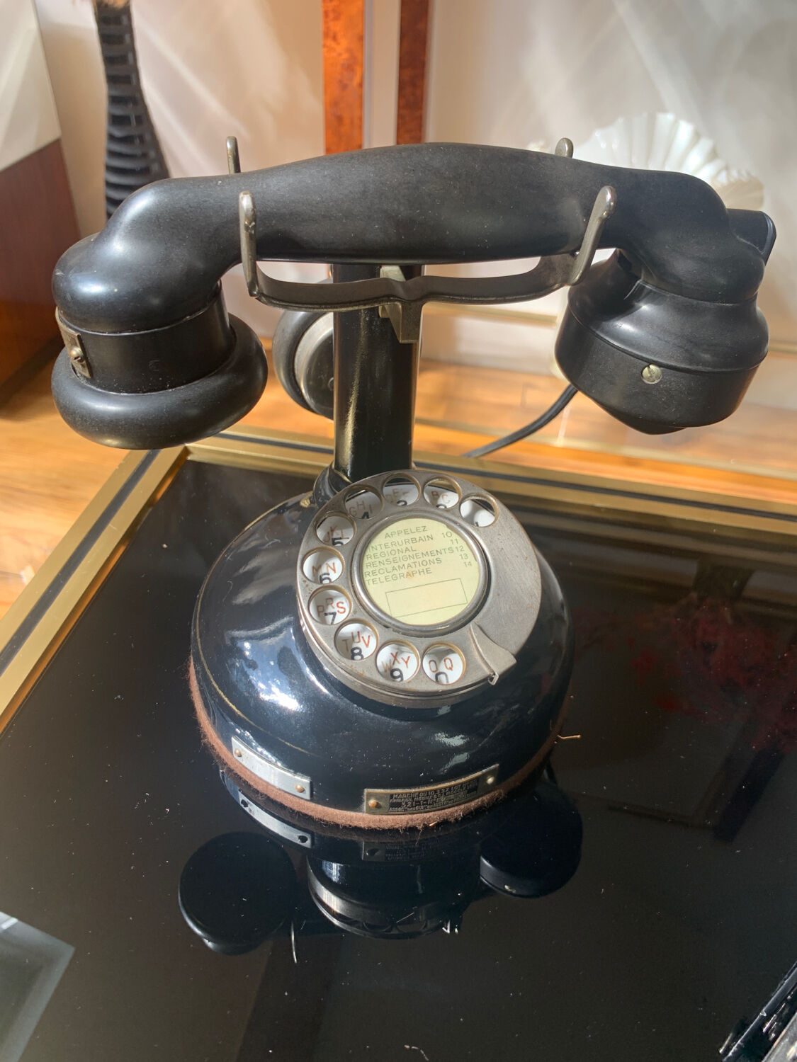 Column telephone, year 1920