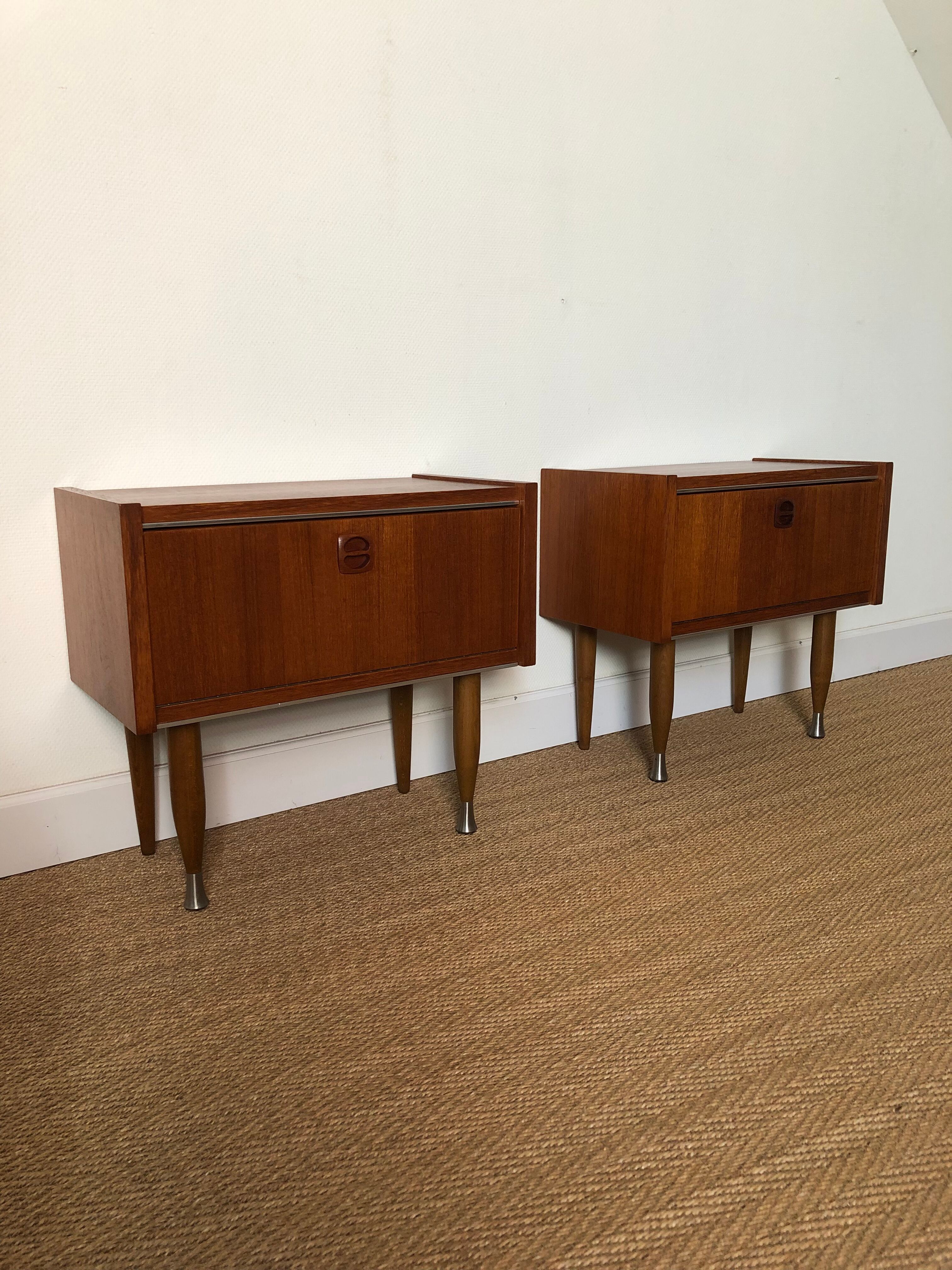 Pair of bedside tables