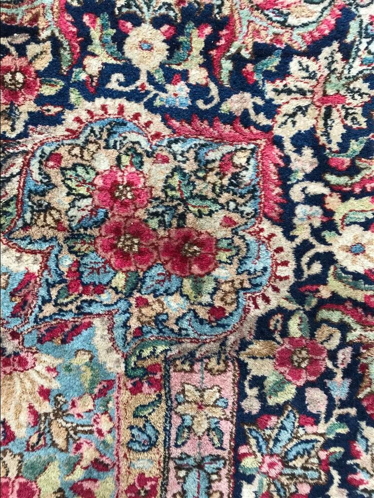 Persian Kerman rug handmade 273 x 353 cm