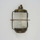 Old wall lamp type porthole in brass and glass. Navy style applique. Year 50