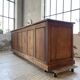 XXL solid oak counter sideboard