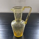 Biot style amber carafe