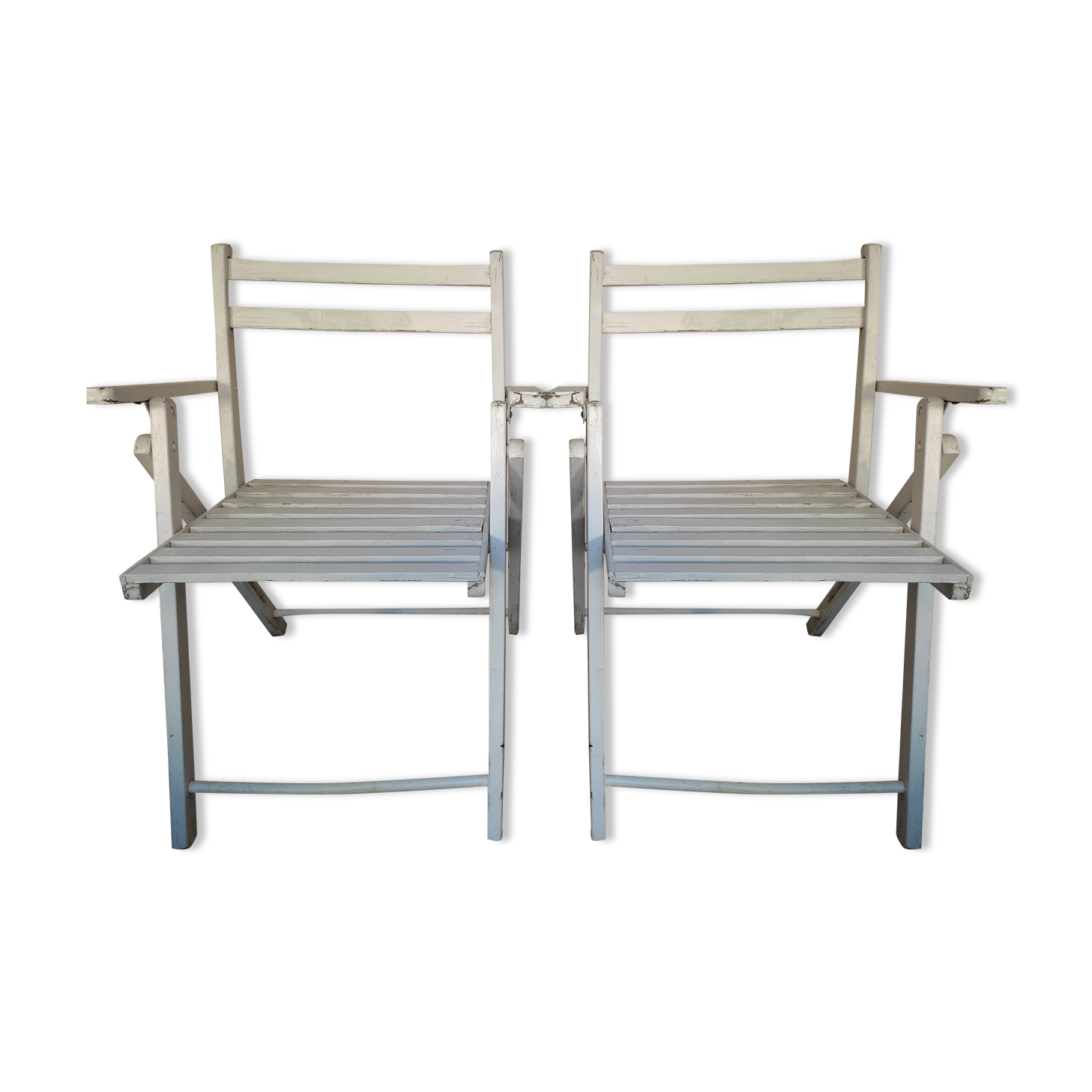 2 foldable garden chairs