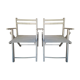 2 foldable garden chairs
