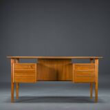 Danish Teak Desk by Peter Lovig Nielsen for Hedensted Mobelfabrik, 1960s