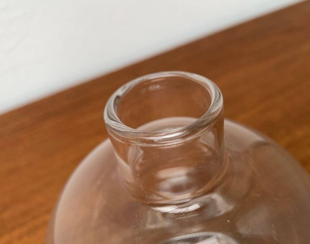 Vintage Italian glass bubble vase