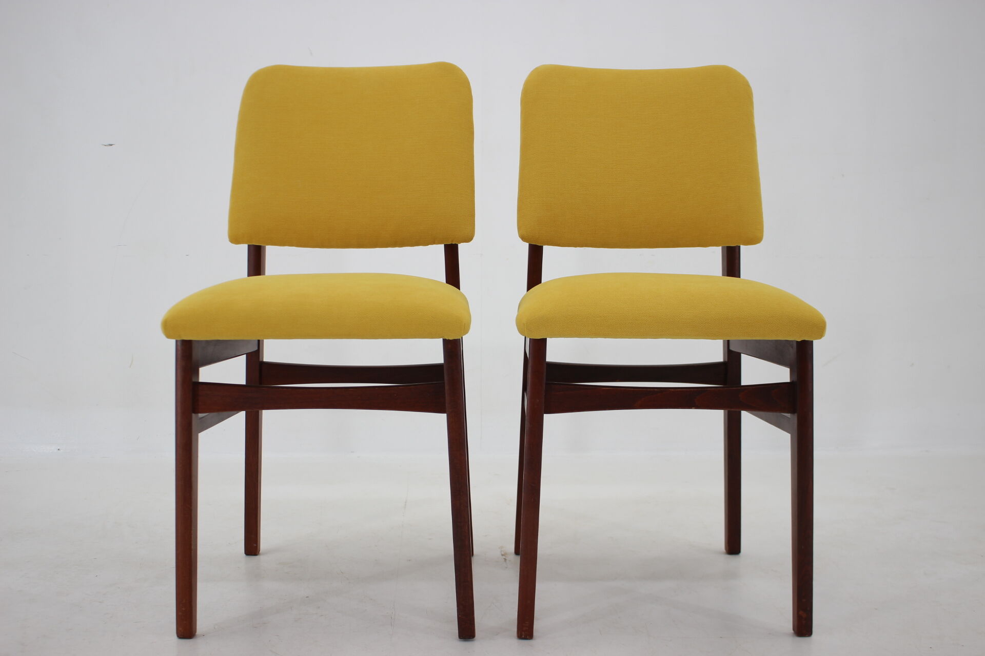 1960s Pair of Side Chairs ,Czechoslovakia