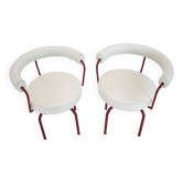 Leather Cassina Swivel Arm Chair LC7 by Le Corbusier, Perriand & Jeanneret