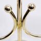Art Deco style brass candle holder