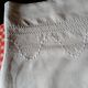 Old large linen and cotton sheet