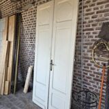 Pair of antique partition doors