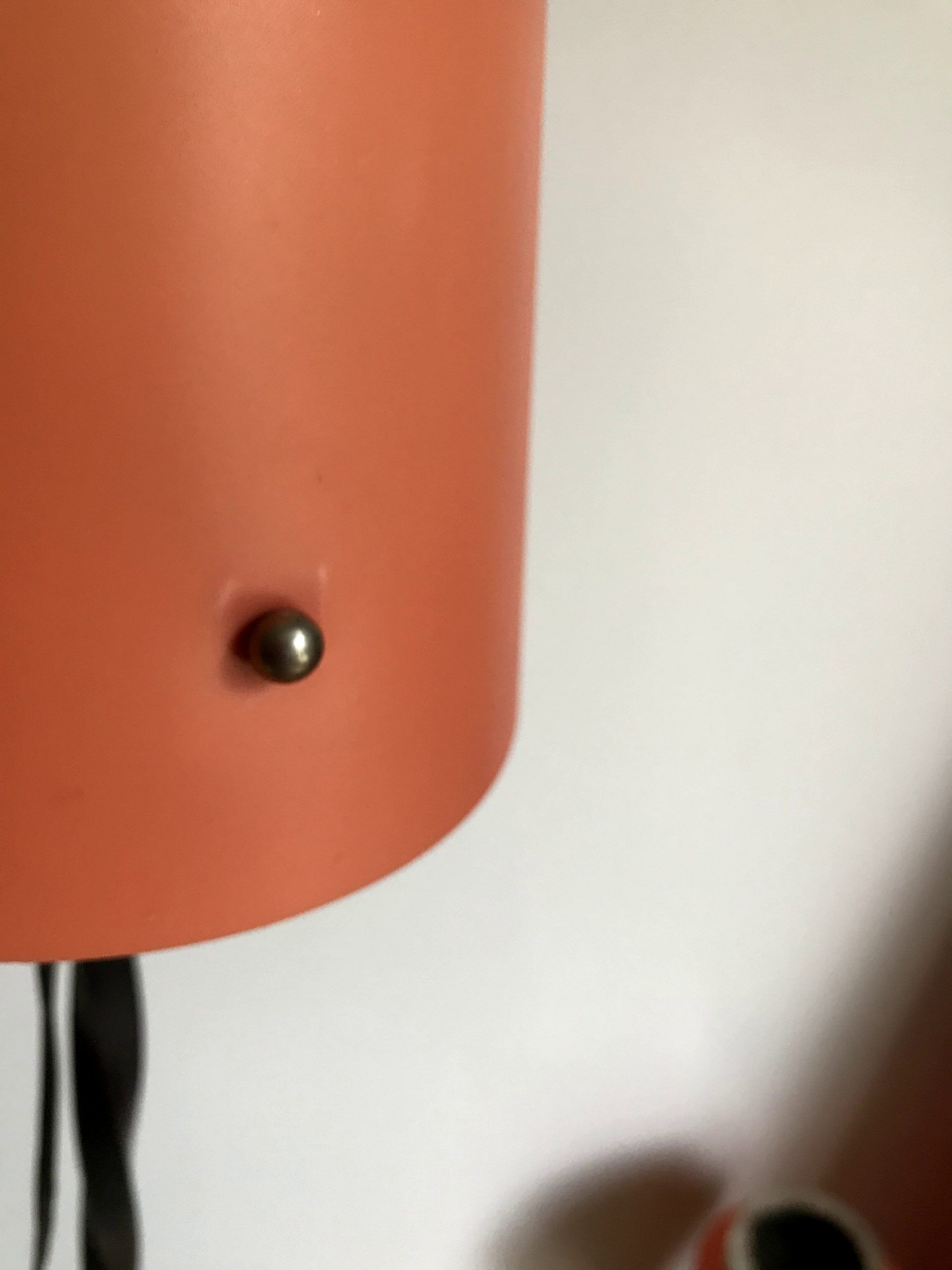 Vintage three-way two-light floor lamp