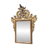 Venetian mirror in carved and gilded wood, circa 1880