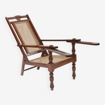 Chaise longue style colonial" Indo- Britannique. "
