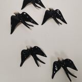 Batch of ceramic swallows