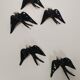 Batch of ceramic swallows