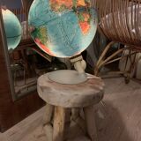 Solid wooden stool