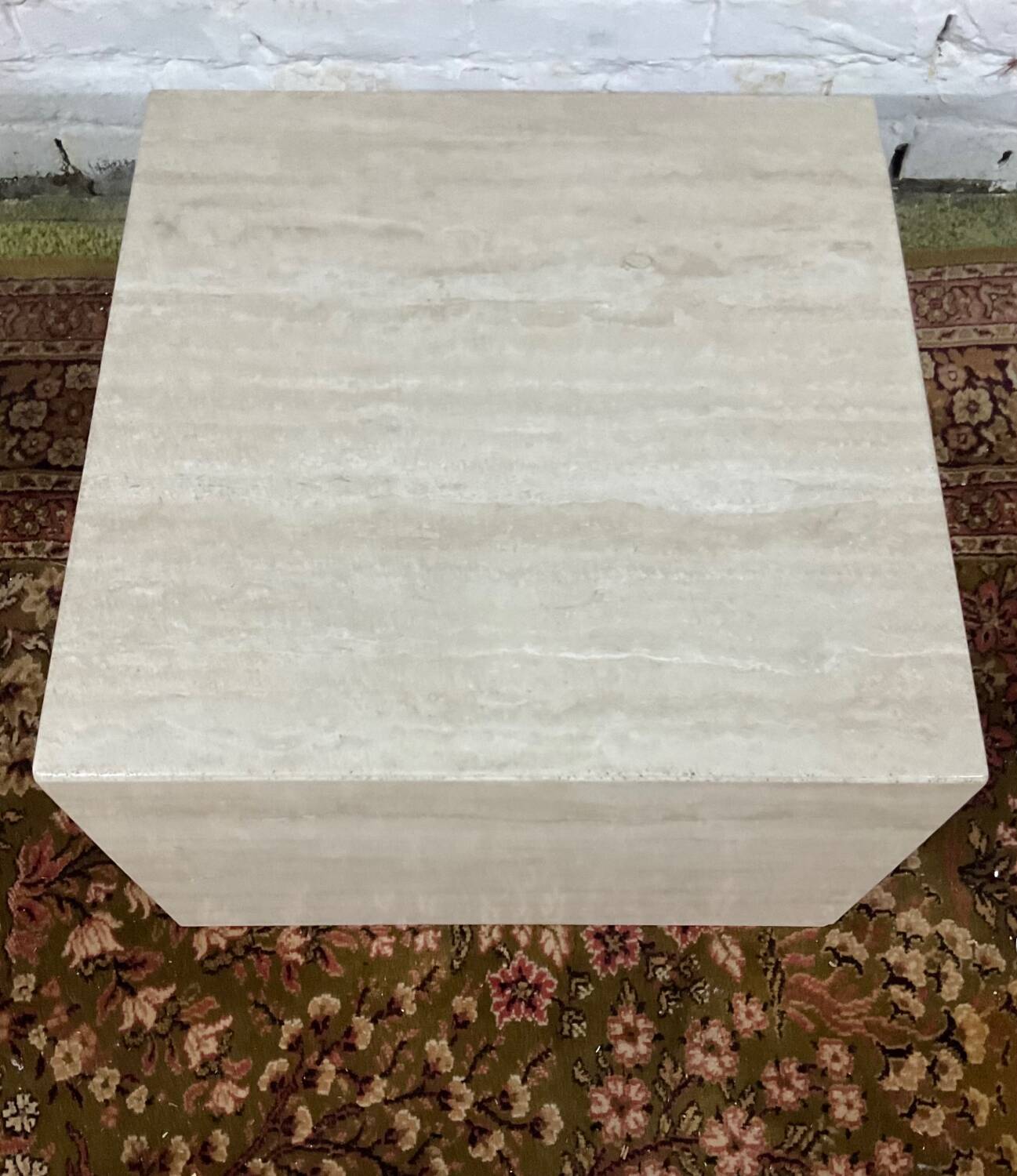 Travertine coffee table from the 70s