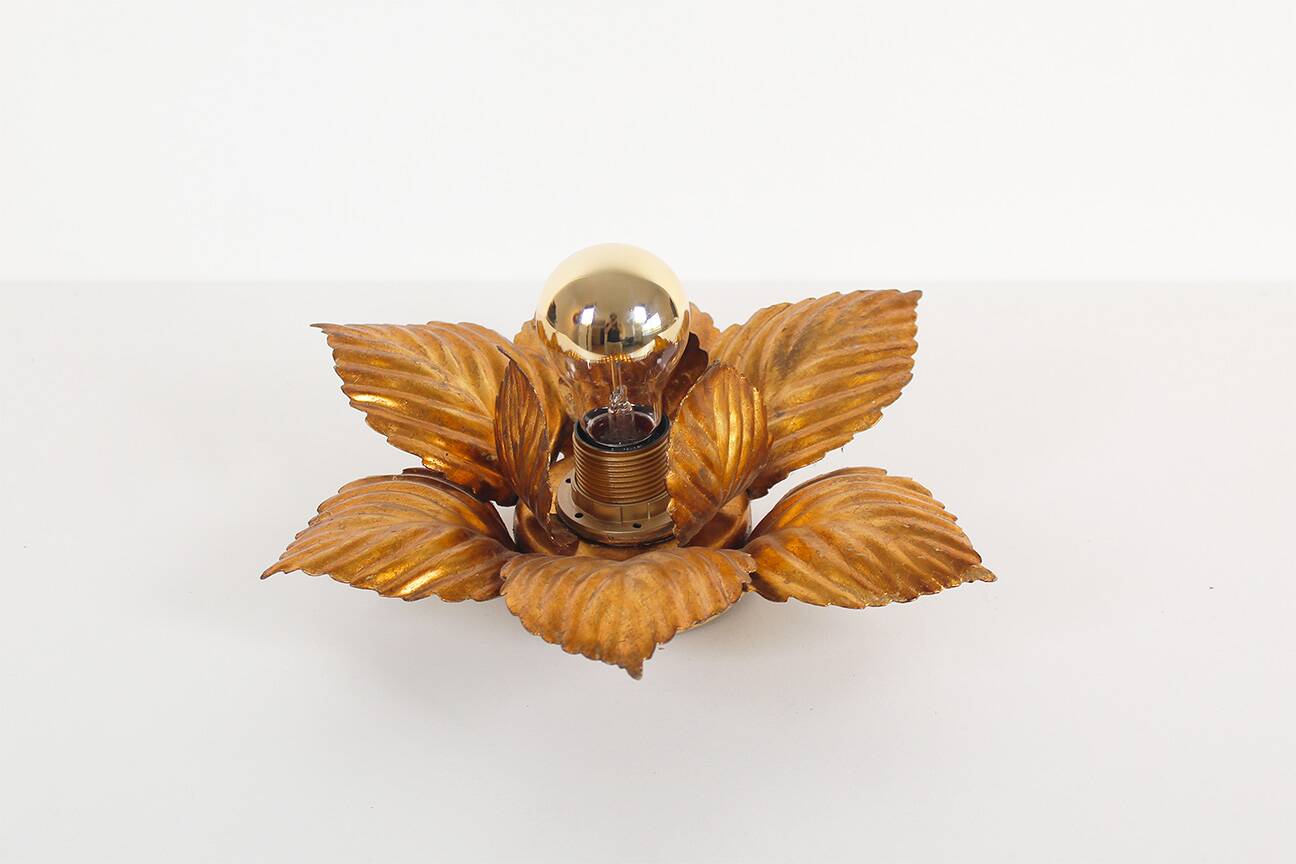 Petite Italian Florentine Flush Mount Light by Banci Firenze