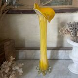 Murano 80's calla arum vase