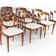 Set of 10 Johannes Andersen chairs for Uldum Møbelfabrik - Danish design