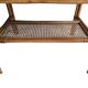 Vintage coffee table in rattan and cane – 1960s/70s