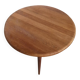 Tripod solid oak coffee table